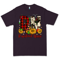 Plum christmas rn registered nurse Premium Tee - FaDigitalArtStudio