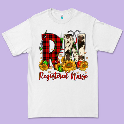 Christmas Rn Registered Nurse Premium Tee Designed By Fadigitalartstudio