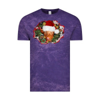 Cloud Purple christmas heifer Vintage Tee - AdoDesignShop
