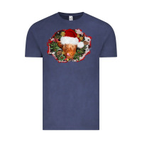 Vintage Denim christmas heifer Vintage Tee - AdoDesignShop