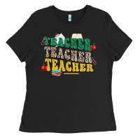 Black teacher teacher teacher Ladies Tee - Zillion Design Studio