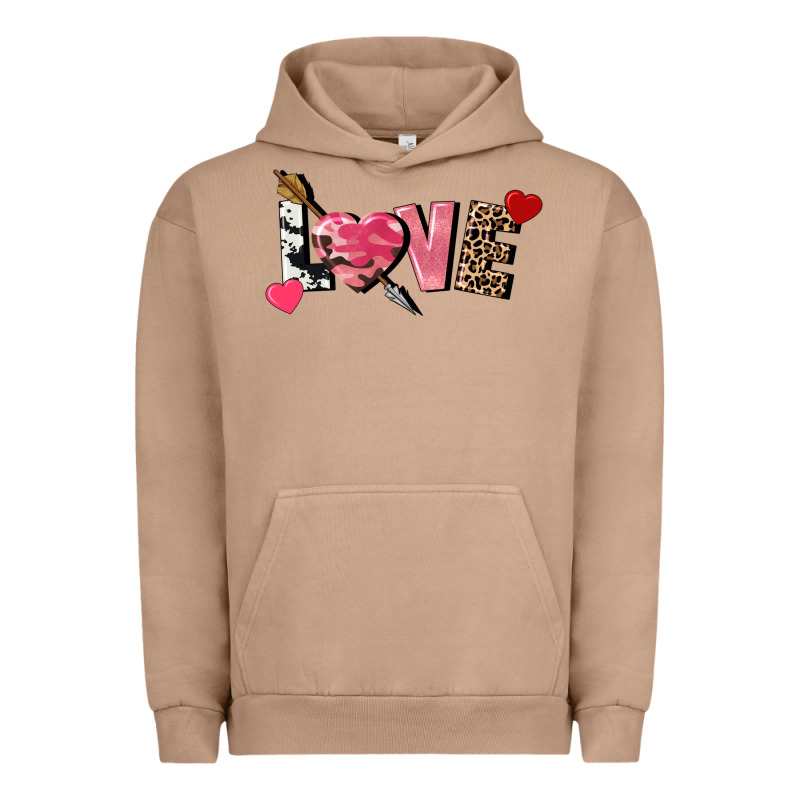 Love Valentine's Day Urban Hoodie by FaDigitalArtStudio | Teevron