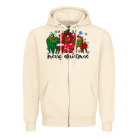 Sandshell merry christmas tooth Zipper Hoodie - RacoonDesign