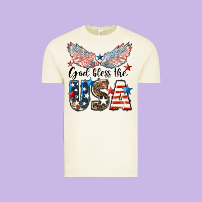 Western God Bless The Usa Vintage Tee Designed By Lillyallendesigns