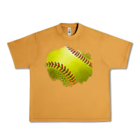 Peanut Butter leopard softball patch Urban Heavy Tee - Jasminsmagicworld