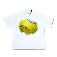 White leopard softball patch Urban Heavy Tee - Jasminsmagicworld