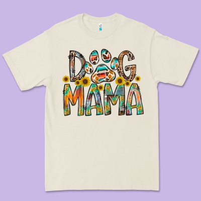 Dog Mama Premium Tee Designed By Racoondesign