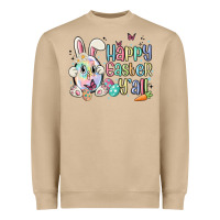 Mushroom happy easter y'all Heavyweight Sweatshirt - MaliasSmallBusiness