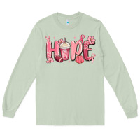 Matcha breast cancer awareness hope Long Sleeve Tee - MaliasSmallBusiness