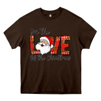 Chocolate Brown for the of the christmas Heavy Core Tee - CowhideDigitalArt