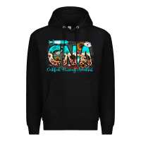 Black cna certified nursing assistant Premium Hoodie - JahusDesignShop