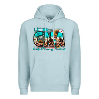 Blue Mist cna certified nursing assistant Premium Hoodie - JahusDesignShop