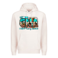 Pale Pink cna certified nursing assistant Premium Hoodie - JahusDesignShop