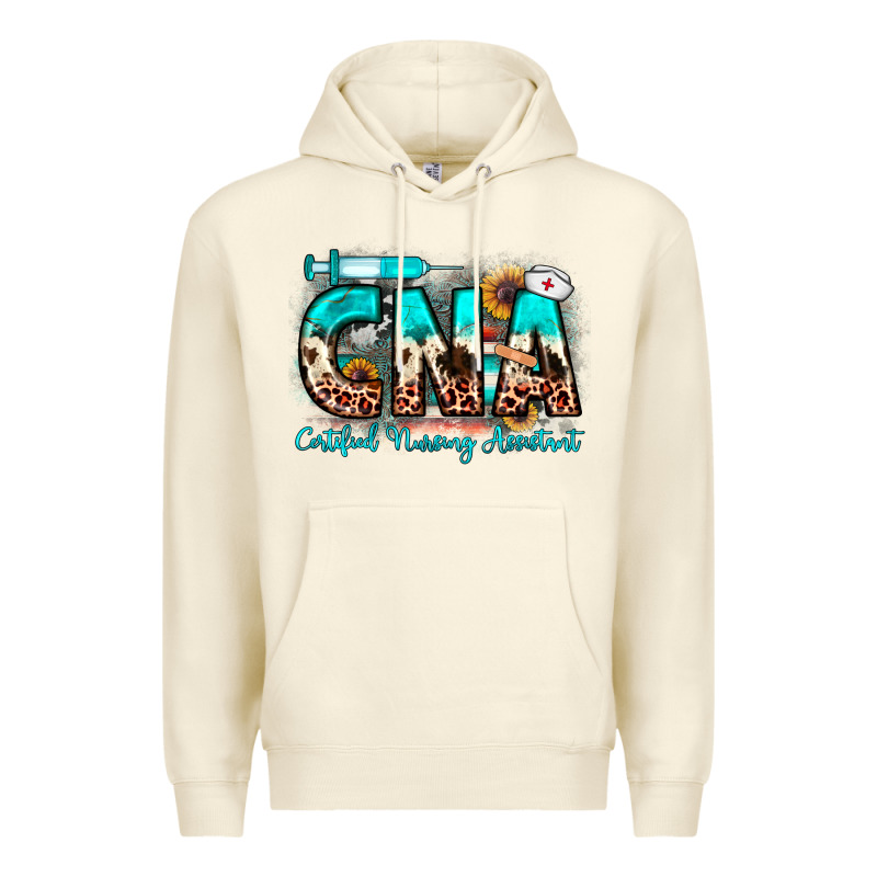 Cna Certified Nursing Assistant Premium Hoodie by JahusDesignShop | Teevron