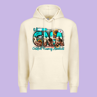 Cna Certified Nursing Assistant Premium Hoodie Designed By Jahusdesignshop