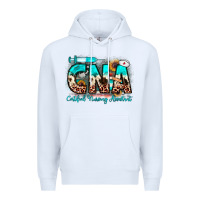 White cna certified nursing assistant Premium Hoodie - JahusDesignShop