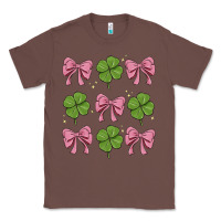 Chestnut coquette bow clover st. patrick's day Classic Tee - MaliasSmallBusiness