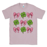 Lilac coquette bow clover st. patrick's day Classic Tee - MaliasSmallBusiness