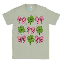 Matcha coquette bow clover st. patrick's day Classic Tee - MaliasSmallBusiness