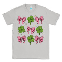 Moon Dust coquette bow clover st. patrick's day Classic Tee - MaliasSmallBusiness