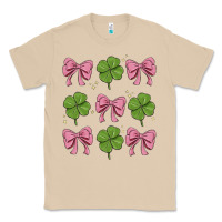 Mushroom coquette bow clover st. patrick's day Classic Tee - MaliasSmallBusiness