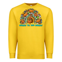Lemon Gobble Til You Wobble with Rainbow Premium Sweatshirt - texasbilliewilder
