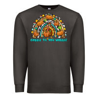 Smoke Gobble Til You Wobble with Rainbow Premium Sweatshirt - texasbilliewilder