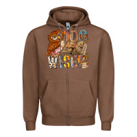 Chestnut 100 days wiser Zipper Hoodie - RacoonDesign