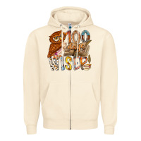 Sandshell 100 days wiser Zipper Hoodie - RacoonDesign