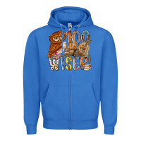 True Royal 100 days wiser Zipper Hoodie - RacoonDesign