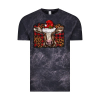 Cloud Black Christmas background baby calf Vintage Tee - BarkalooDesign