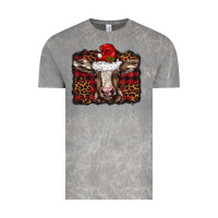 Cloud Rock Christmas background baby calf Vintage Tee - BarkalooDesign