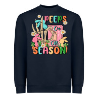 Navy peeps season mode on Heavyweight Sweatshirt - MaliasSmallBusiness
