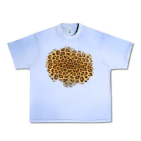 Grape Ice leopard patch Urban Heavy Tee - Jasminsmagicworld