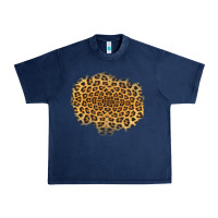 Navy leopard patch Urban Heavy Tee - Jasminsmagicworld