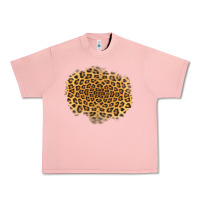 Salmon leopard patch Urban Heavy Tee - Jasminsmagicworld