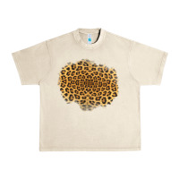 Sandshell leopard patch Urban Heavy Tee - Jasminsmagicworld