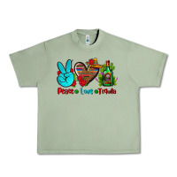 Oil Green peace love tequila Urban Heavy Tee - AdoDesignShop