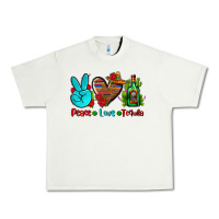 Pistachio peace love tequila Urban Heavy Tee - AdoDesignShop