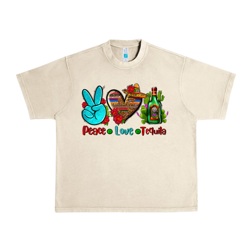 Peace Love Tequila Urban Heavy Tee by AdoDesignShop | Teevron