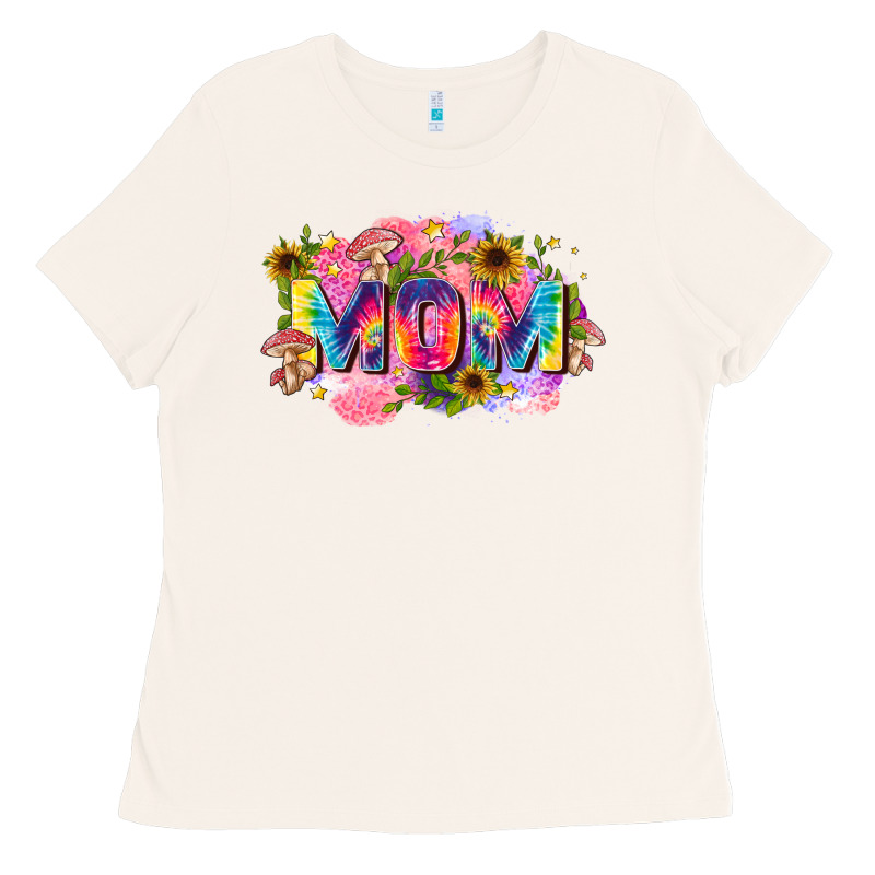 Tie Dye Mom Ladies Tee by Zillion Design Studio | Teevron