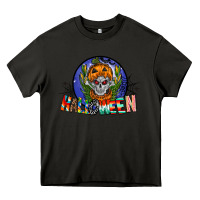 Asphalt halloween Heavy Core Tee - CowhideDigitalArt