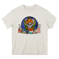 Cream halloween Heavy Core Tee - CowhideDigitalArt