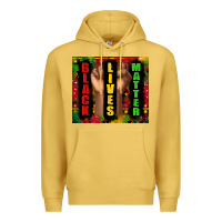 Antique Gold black lives matter juneteenth Premium Hoodie - TumblerDesignByShophia