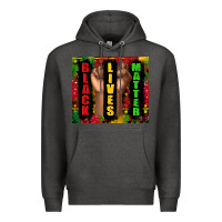 Charcoal Heather black lives matter juneteenth Premium Hoodie - TumblerDesignByShophia