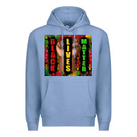 Colony Blue black lives matter juneteenth Premium Hoodie - TumblerDesignByShophia