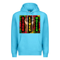 Ocean Blue black lives matter juneteenth Premium Hoodie - TumblerDesignByShophia