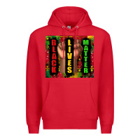 Red black lives matter juneteenth Premium Hoodie - TumblerDesignByShophia