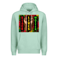 Seafoam black lives matter juneteenth Premium Hoodie - TumblerDesignByShophia