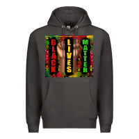 Smoke black lives matter juneteenth Premium Hoodie - TumblerDesignByShophia